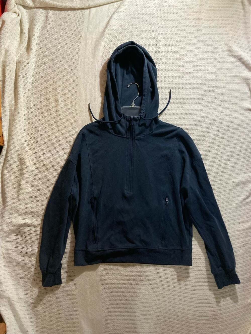 Old Navy Women's Active Dynamic Fleece Half-Zip Hoodie Sweatshirt